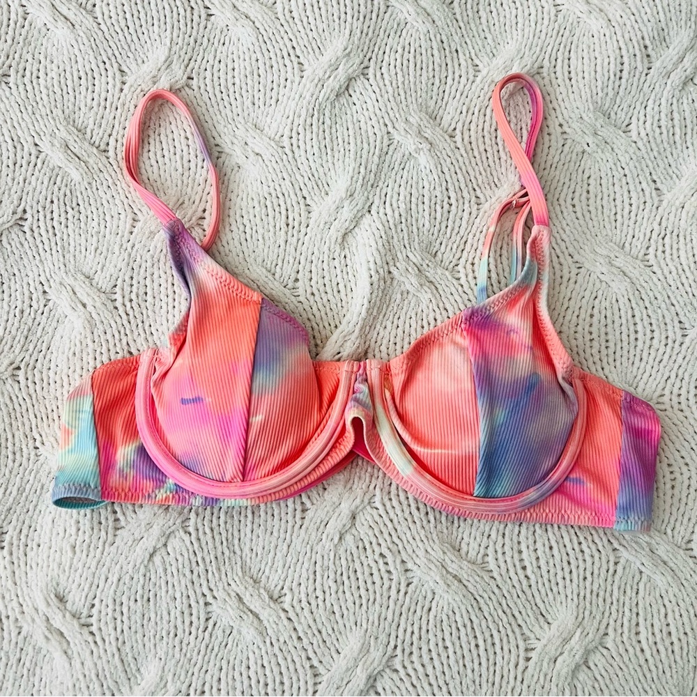 Tie-Dye Bikini Top